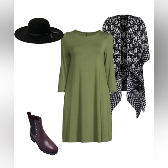 Women's Floral Kimono Layering Piece Size L/XL - Picture 8 of 9